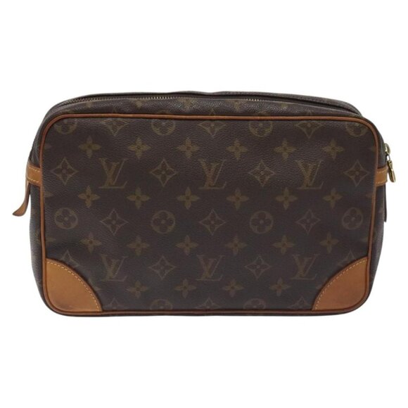 LOUIS VUITTON Monogram Compiegne 28 Clutch Bag - Picture 3 of 16
